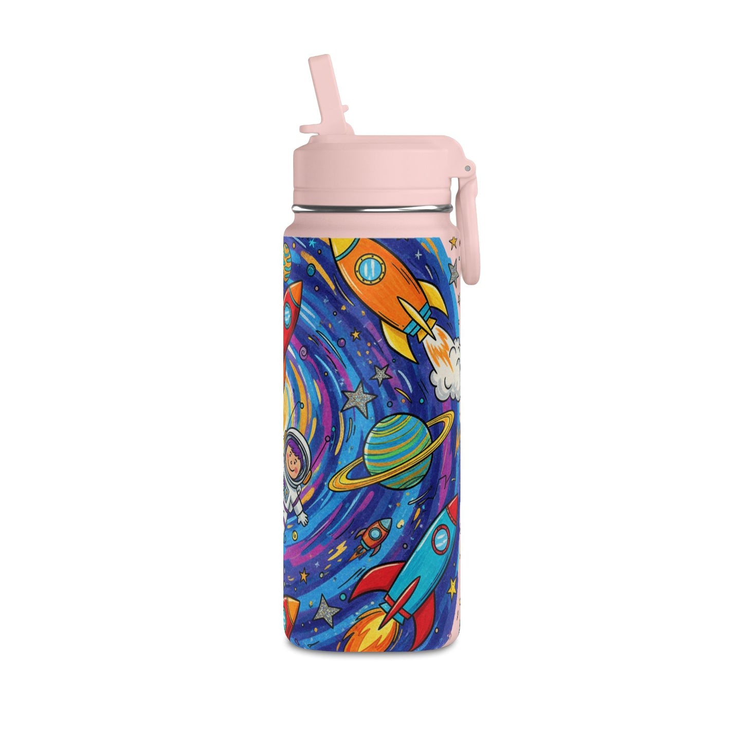 Kids Galaxy 20oz Water Bottle | Cute Galaxy Design
