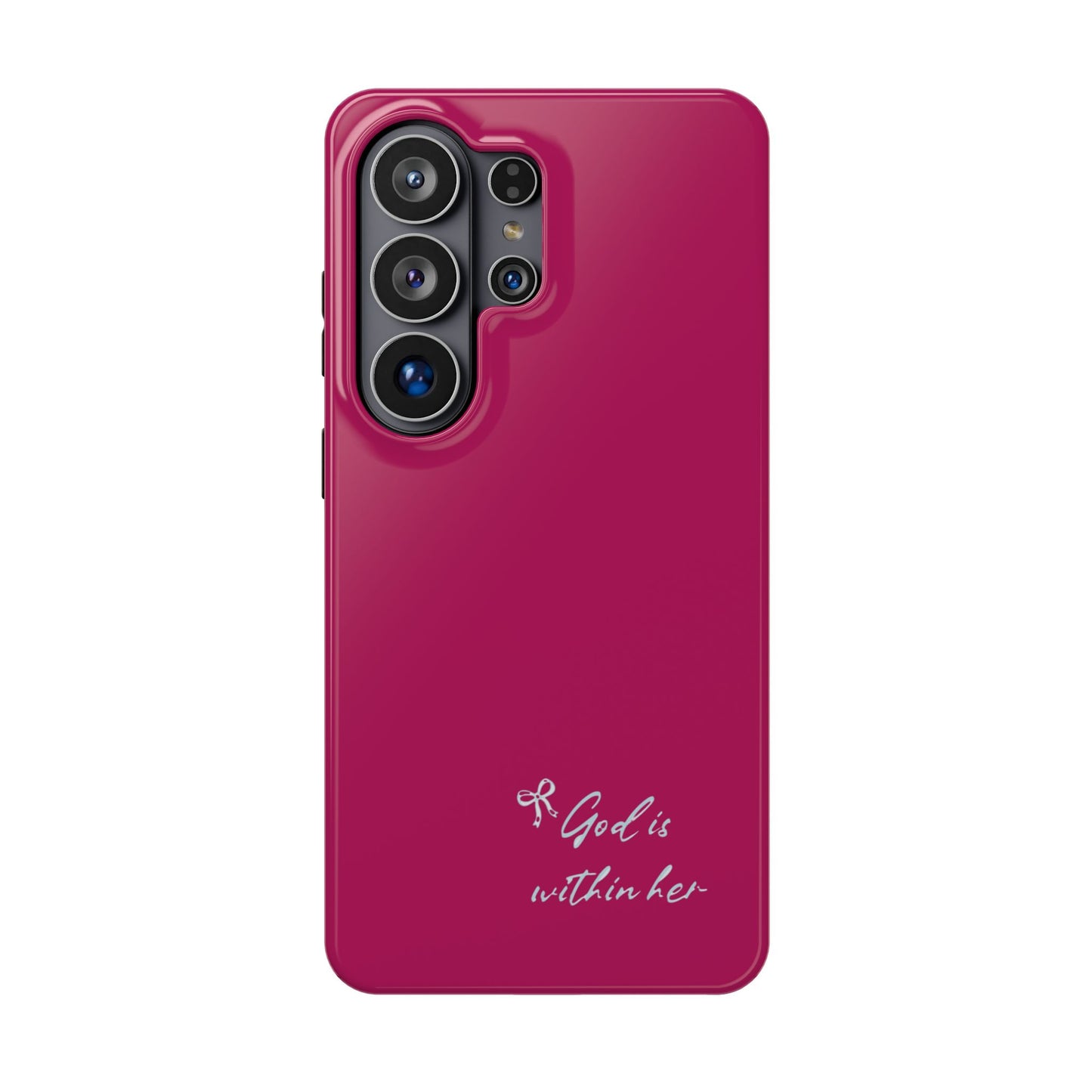 God Is Within Her Phone Case — Inspirational Magnetic Impact-Resistant Phone Case