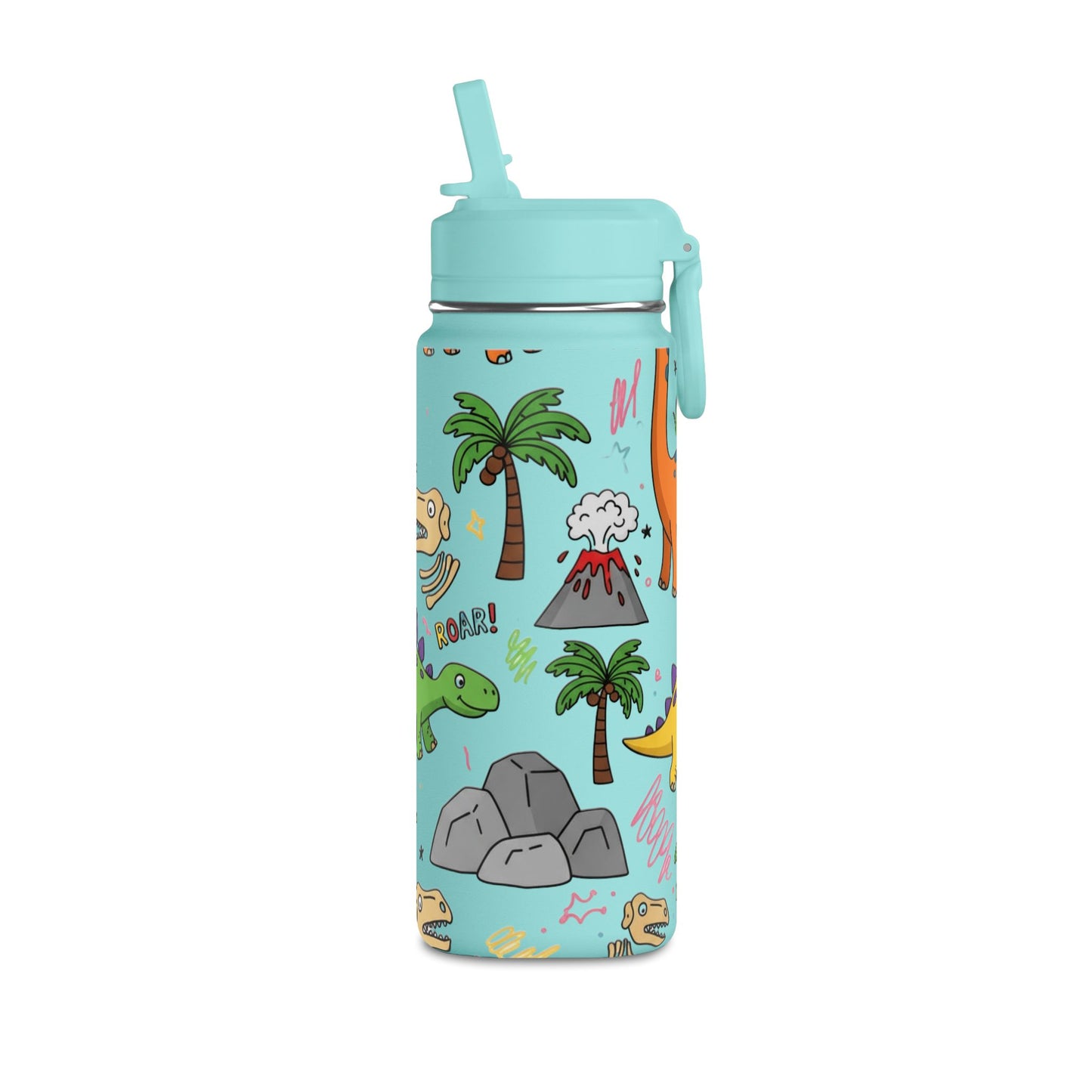 Kids Dino 20oz Water Bottle | Cute Dinosaur Design