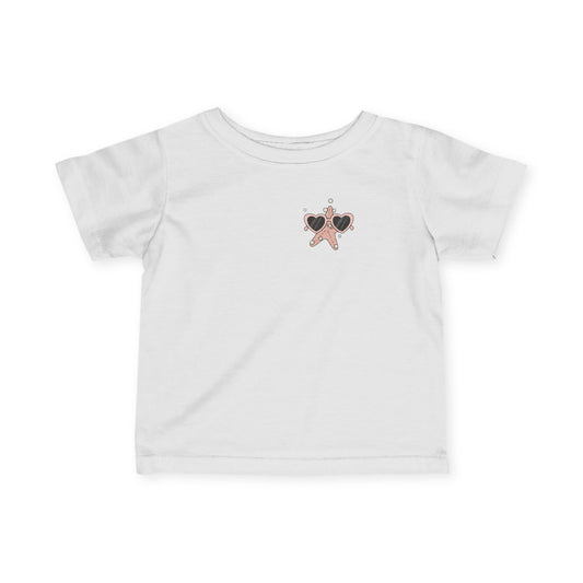 Baby Girl Beach Babe Infant Tee | Cute Beach Baby Graphic