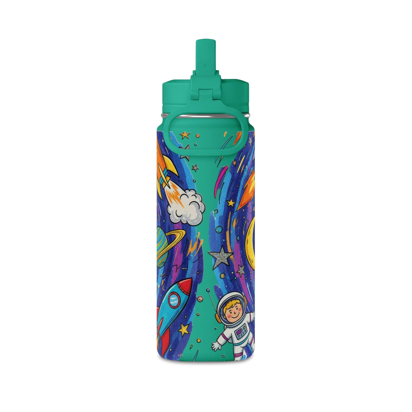 Kids Galaxy 20oz Water Bottle | Cute Galaxy Design