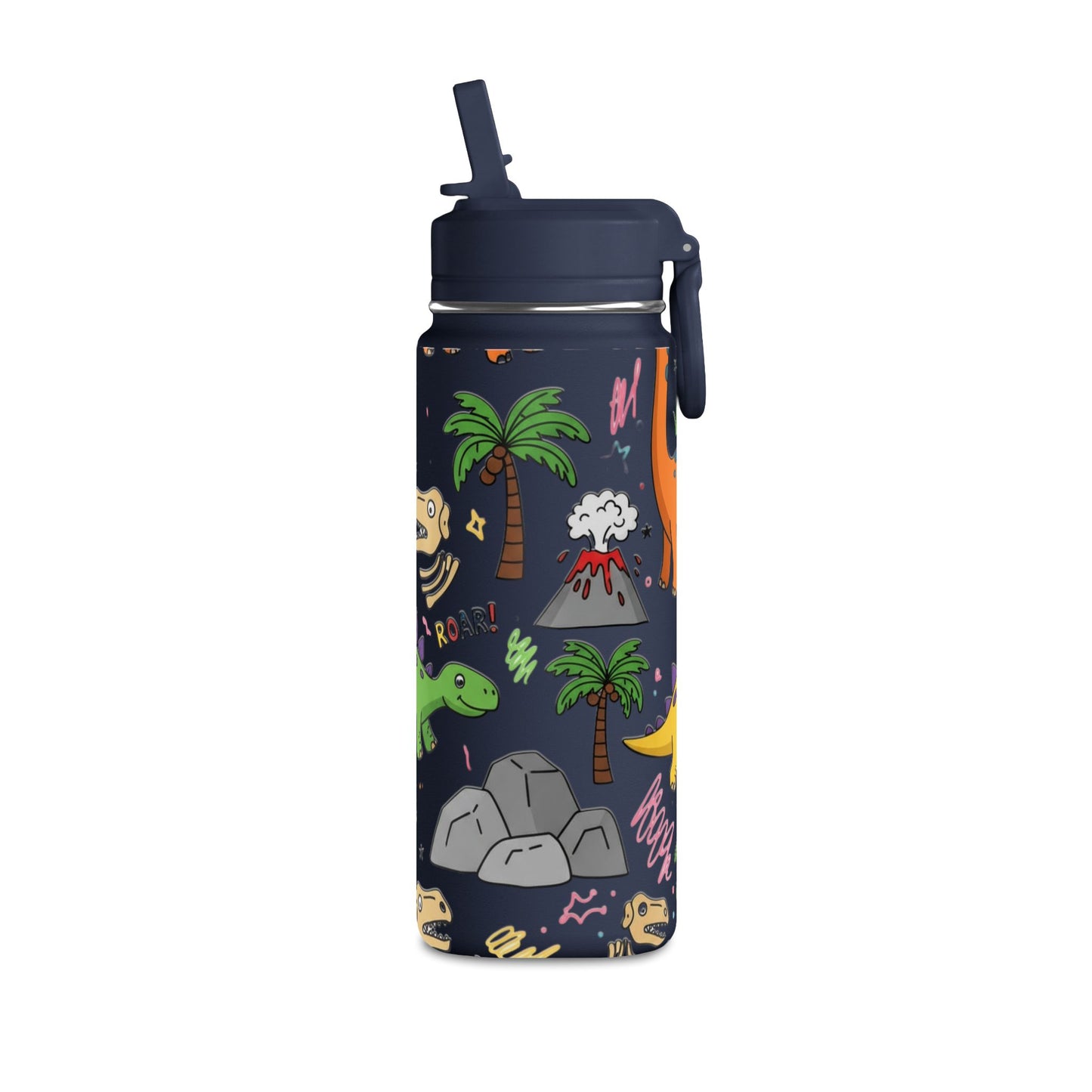 Kids Dino 20oz Water Bottle | Cute Dinosaur Design