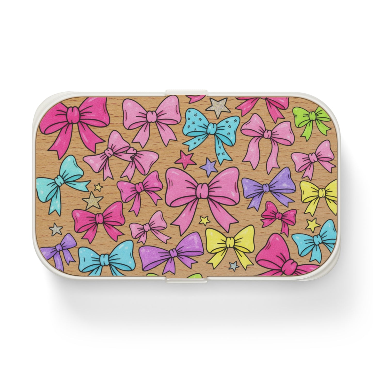 Girls Bow Bento Lunch Box | Bow Design Theme
