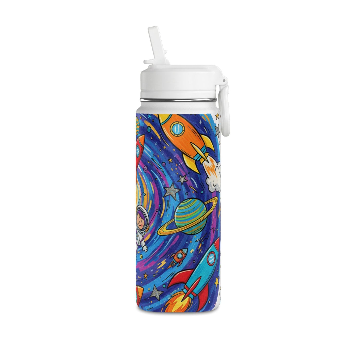 Kids Galaxy 20oz Water Bottle | Cute Galaxy Design